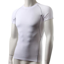 Men's Short Sleeve Compression S T-shirts Tees Base Layer Casual Tight Tops SM6