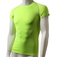 Men's Short Sleeve Compression S T-shirts Tees Base Layer Casual Tight Tops SM6