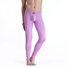 Men's Soft Long Johns Pants Warm Thermal Underwear Low Rise Underpants M L XL SM6