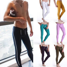 Men's Soft Long Johns Pants Warm Thermal Underwear Low Rise Underpants M L XL SM6