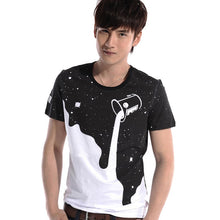 Men's 3D Designer Tees Shirt Short Sleeve T-shirts Milk Printed Cotton Plus Size Men Tshirt Homme SM6