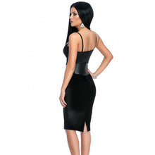 Midi Black Knee Length Party Dresses Vestidos  Sexy Bodycon Short Party Dresses   Vintage Dresses Midi SM6