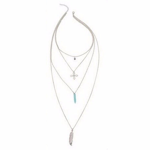 chain tassel necklace maxi collar bib Necklaces   Pendants multilayer necklace choker Necklaces for women SM6