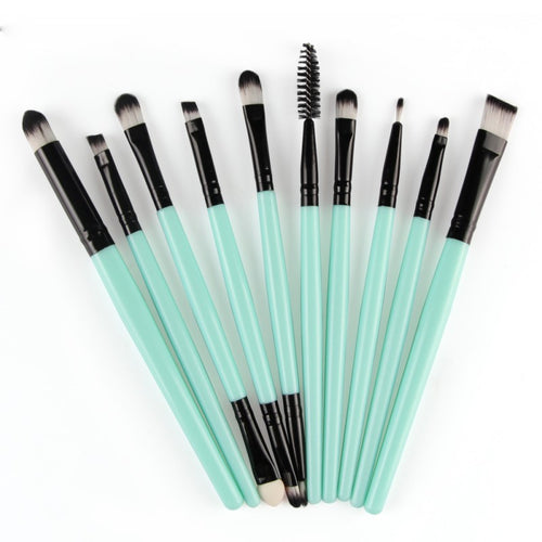 10pcss Pro Beauty Eye Shadow Eyeliner Cosmetic Makeup Brush Brushes Set Tool SM6