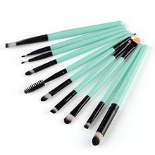 10pcss Pro Beauty Eye Shadow Eyeliner Cosmetic Makeup Brush Brushes Set Tool SM6