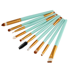 10pcss Pro Beauty Eye Shadow Eyeliner Cosmetic Makeup Brush Brushes Set Tool SM6
