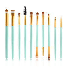 10pcss Pro Beauty Eye Shadow Eyeliner Cosmetic Makeup Brush Brushes Set Tool SM6