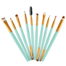 10pcss Pro Beauty Eye Shadow Eyeliner Cosmetic Makeup Brush Brushes Set Tool SM6