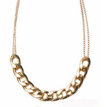 Charm two layer Chains Metal Gold Plated Circles Collar Pendant Necklace for Women Luxury Clavicle Necklaces SM6