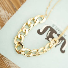 Charm two layer Chains Metal Gold Plated Circles Collar Pendant Necklace for Women Luxury Clavicle Necklaces SM6