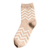 Japanese Women Wind Cloud Rain Weather Socks Cartoon Weed Egg Rural Striped Footprint Socks 5 Styles SM6