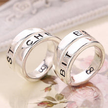 Couple Ring For Best Friends Forever Gift Best Bitches Rings Split word Two Rings SM6