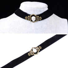 Charm Pendant Jewelry Women Vintage Black Velvet Retro Choker Collar Bib Necklace  SM6