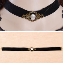 Charm Pendant Jewelry Women Vintage Black Velvet Retro Choker Collar Bib Necklace  SM6