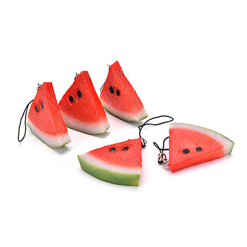 s Simulation fruit Watermelon Charm Keychain Ring DIY Bag Key Chain H bag Jewelry Gift Accessories  SM6
