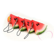 s Simulation fruit Watermelon Charm Keychain Ring DIY Bag Key Chain H bag Jewelry Gift Accessories  SM6