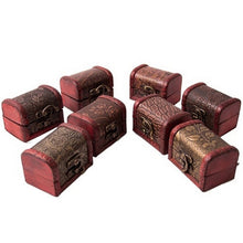 Vintage Wooden Jewelry Storage Treasure Chest Wood Box Case Organiser Gifts Carrrying Cases R om send SM6