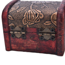 Vintage Wooden Jewelry Storage Treasure Chest Wood Box Case Organiser Gifts Carrrying Cases R om send SM6