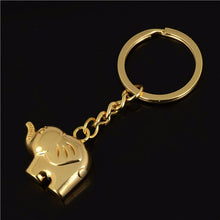 s animal key rings Alloy elephant keychain for girl women h bag charm accessory Silver Gold Colors  SM6