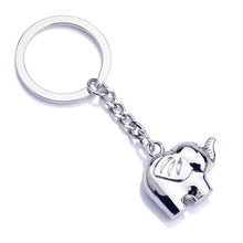 s animal key rings Alloy elephant keychain for girl women h bag charm accessory Silver Gold Colors  SM6