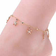 Girls Women Sea Star Ankle Barefoot Beach Bracelet Starfish Anklet Foot Chain Bracelets SM6