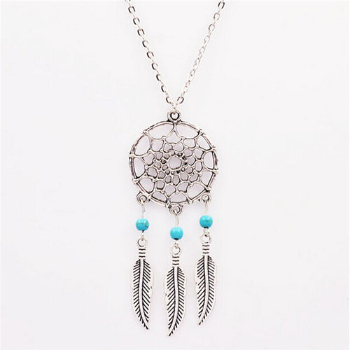accessories jewelry Dream catcher leather pendant necklace gift for women girl  SM6