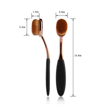 2pcss Powder Makeup Foundation Brush Blend Tools Oval Makeup Cosmetic Cream Puff Powder Blush Make Up Brushes SM6