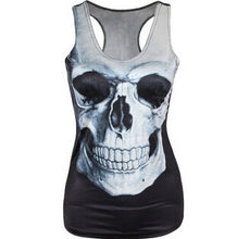 Tanks   Camis RIBS 3D Vest Tops Skull Bone Camisole Sexy Tank SM6