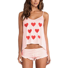New Funny pajamas Casual Sleepwear Women's Fashion Cotton Blended ShirtShorts Pants SM6