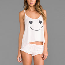 New Funny pajamas Casual Sleepwear Women's Fashion Cotton Blended ShirtShorts Pants SM6