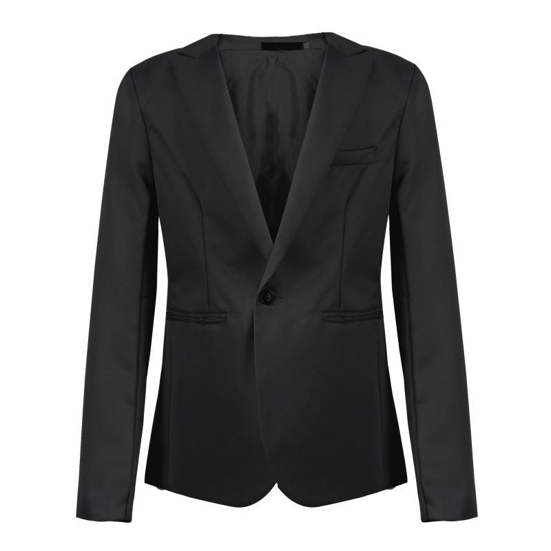New Men Casual Slim Fit Blazer Suit Coat Wedding Party Tops Hombre Jackets Black Grey SM6