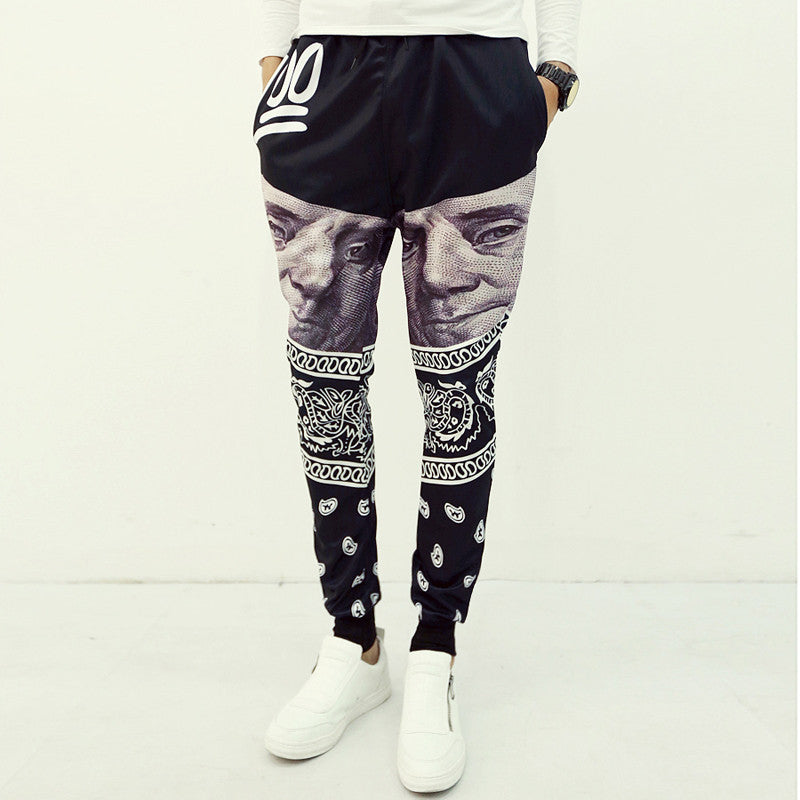 Men Fitness Long Pants Men Casual Sweatpants Baggy Jogger Trousers Fitted Bottoms Novelty Trousers SM6