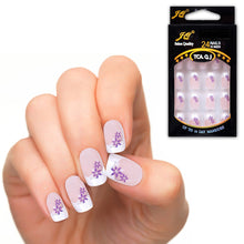 25 Patterns Acrylic Designer Nail tips False French Nails Full 24pcss  SM6