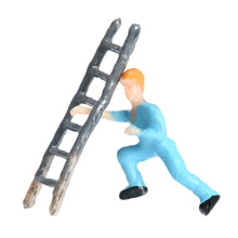 25Pcs Workmen Model Train Workers Figures Workman Painted Little People Model Building 1:87 Scale Toy Figures for Kids SM6