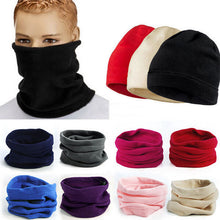 3 in 1 Multifunctional Scarf Men Women Thermal Warm Fleece Snood Scarf Neck Warmer Beanie Ski Balaclava Hat SM6