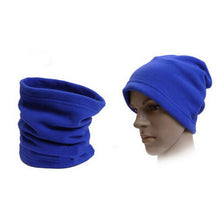 3 in 1 Multifunctional Scarf Men Women Thermal Warm Fleece Snood Scarf Neck Warmer Beanie Ski Balaclava Hat SM6