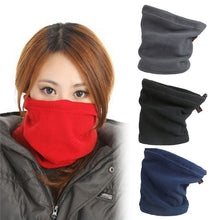 3 in 1 Multifunctional Scarf Men Women Thermal Warm Fleece Snood Scarf Neck Warmer Beanie Ski Balaclava Hat SM6