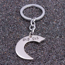 3pc Family Charm Keyring Big Middle Little Sis Sister Heart Keychains Women Girl Friends  SM6