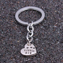 3pc Family Charm Keyring Big Middle Little Sis Sister Heart Keychains Women Girl Friends  SM6