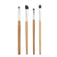 4pcss Professional Eye Brushes Set Eyeshadow Foundation Mascara Blending Pencil Brush Makeup Tool Cosmetic Black Popular SM6
