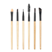 6pcss Professional Makeup Brushes Set Make Up Wood Tools Cosmetics Foundation Face Eyeshadows Brush Kit Pincel Maquiagem SM6