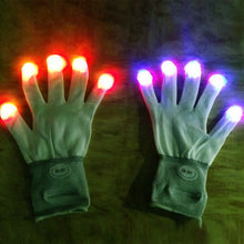 7 Mode Flashing Light Up Fingertip LED Gloveittens Rave Party Disco Gloves For SM6