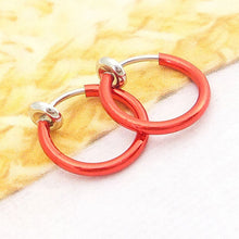 And Clip on Boby Nose Lip Ear Piercing Rings Clip Punk Goth False Clip Earrings SM6