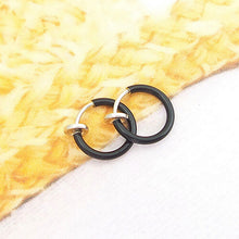 And Clip on Boby Nose Lip Ear Piercing Rings Clip Punk Goth False Clip Earrings SM6