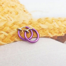 And Clip on Boby Nose Lip Ear Piercing Rings Clip Punk Goth False Clip Earrings SM6