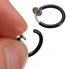 And Clip on Boby Nose Lip Ear Piercing Rings Clip Punk Goth False Clip Earrings SM6