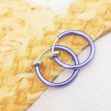 And Clip on Boby Nose Lip Ear Piercing Rings Clip Punk Goth False Clip Earrings SM6