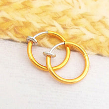 And Clip on Boby Nose Lip Ear Piercing Rings Clip Punk Goth False Clip Earrings SM6