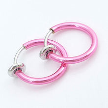 And Clip on Boby Nose Lip Ear Piercing Rings Clip Punk Goth False Clip Earrings SM6