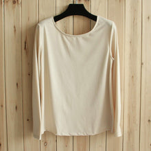 Angel Wings T Shirt Quality Long Sleeve Print Tee Naked Color Back V Neck Wing Pattern Shirt SM6